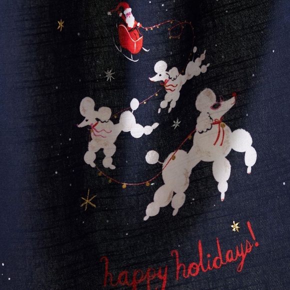 Louise pretzel dashing poodles dish towel - Picture 10 of 10